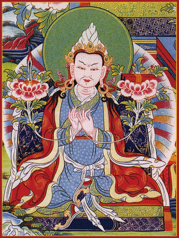 赤松德赞 唐卡