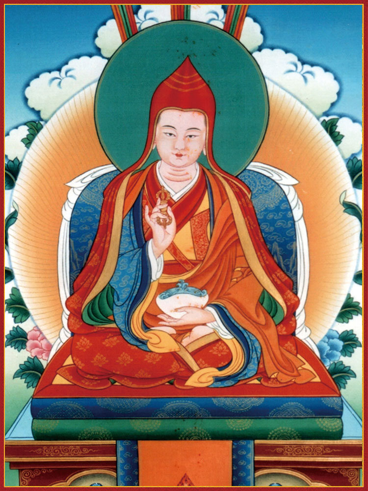 蒋扬钦哲旺波尊者 唐卡