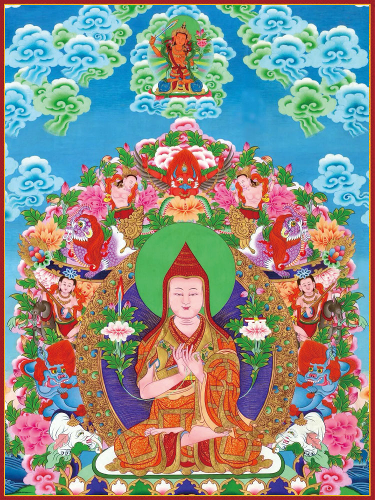 全知麦彭仁波切 唐卡